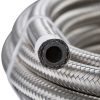 AN4 AN6 AN8 AN10 AN12 AN16 stainless steel Braided Rubber Fuel Line Oil Hose for Racing Street Vehicles - Image 2