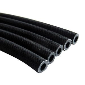 AN4 AN6 AN8 AN10 AN12 AN16 Nylon Braided Rubber Fuel Line Oil Hose for Racing Street Vehicles 3