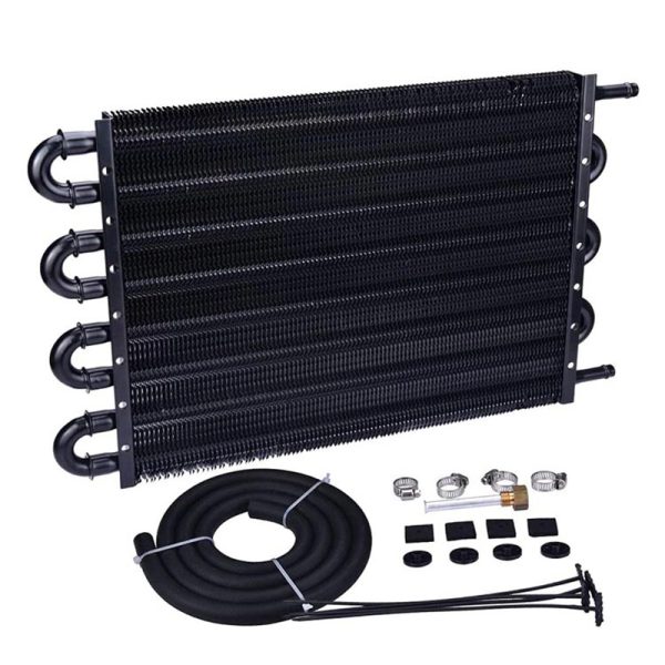 black transmission oil cooler