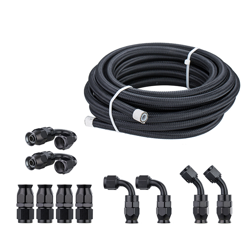 nylon braided ptfe fuel line kit an10