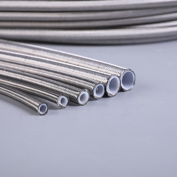 racing stainless steel braided ptfe fuel line an6 an8 an10 an12