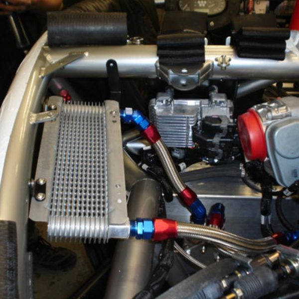 AN8 AN10 Oil Cooler 10Row 15Row 16 Row 19 Row Universal Engine Transmission Aluminium Alloy Black - Image 4