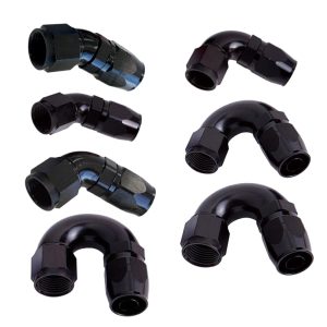 Aluminum AN6 AN8 AN10 AN12 AN16 Full Flow Swivel Fitting for Fuel Line