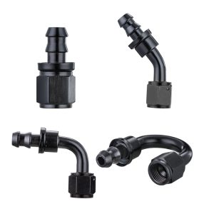 Aluminum AN6 AN8 AN10 AN12 AN16 Push On Fitting for Fuel Line