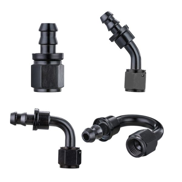 Aluminum AN6 AN8 AN10 AN12 AN16 Push On Fitting for Fuel Line